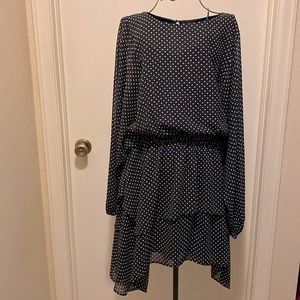 Favlux Fashions Black & White Polka Dot Dress